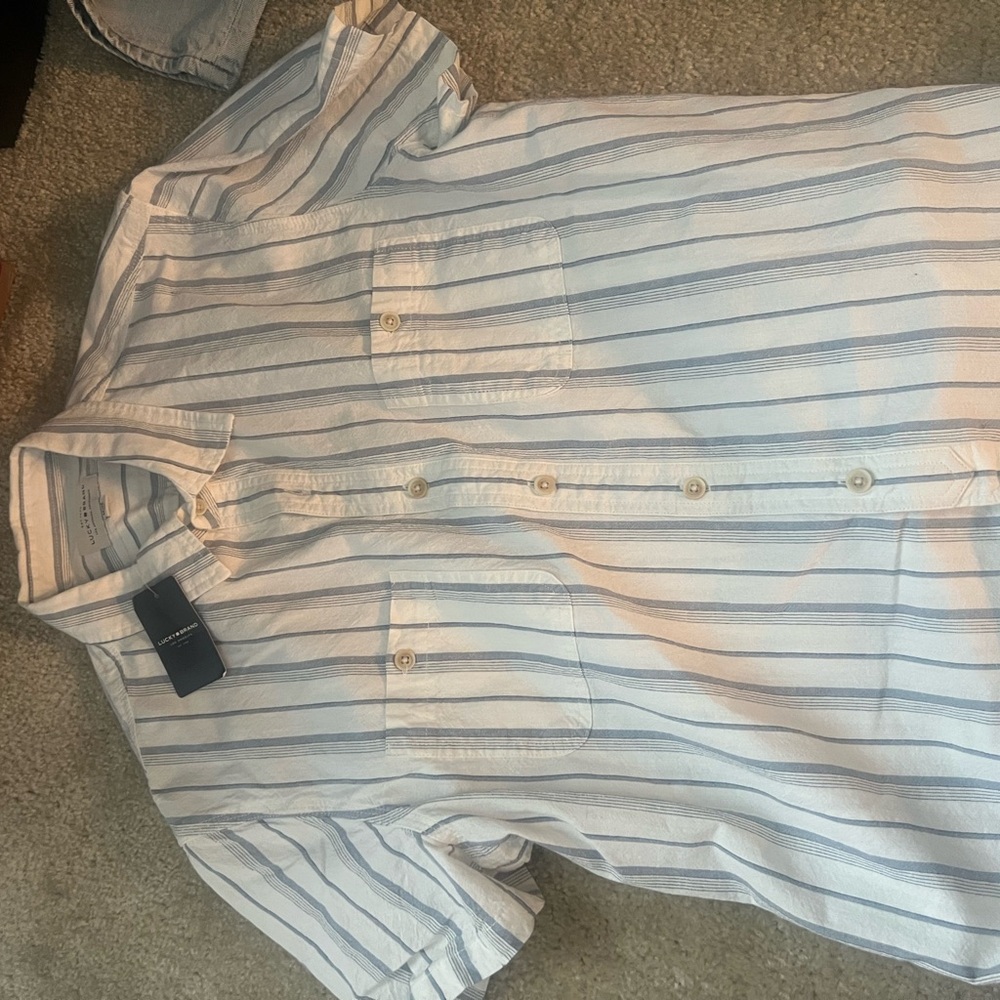 Lucky brand NWT men’s Striped Shirt